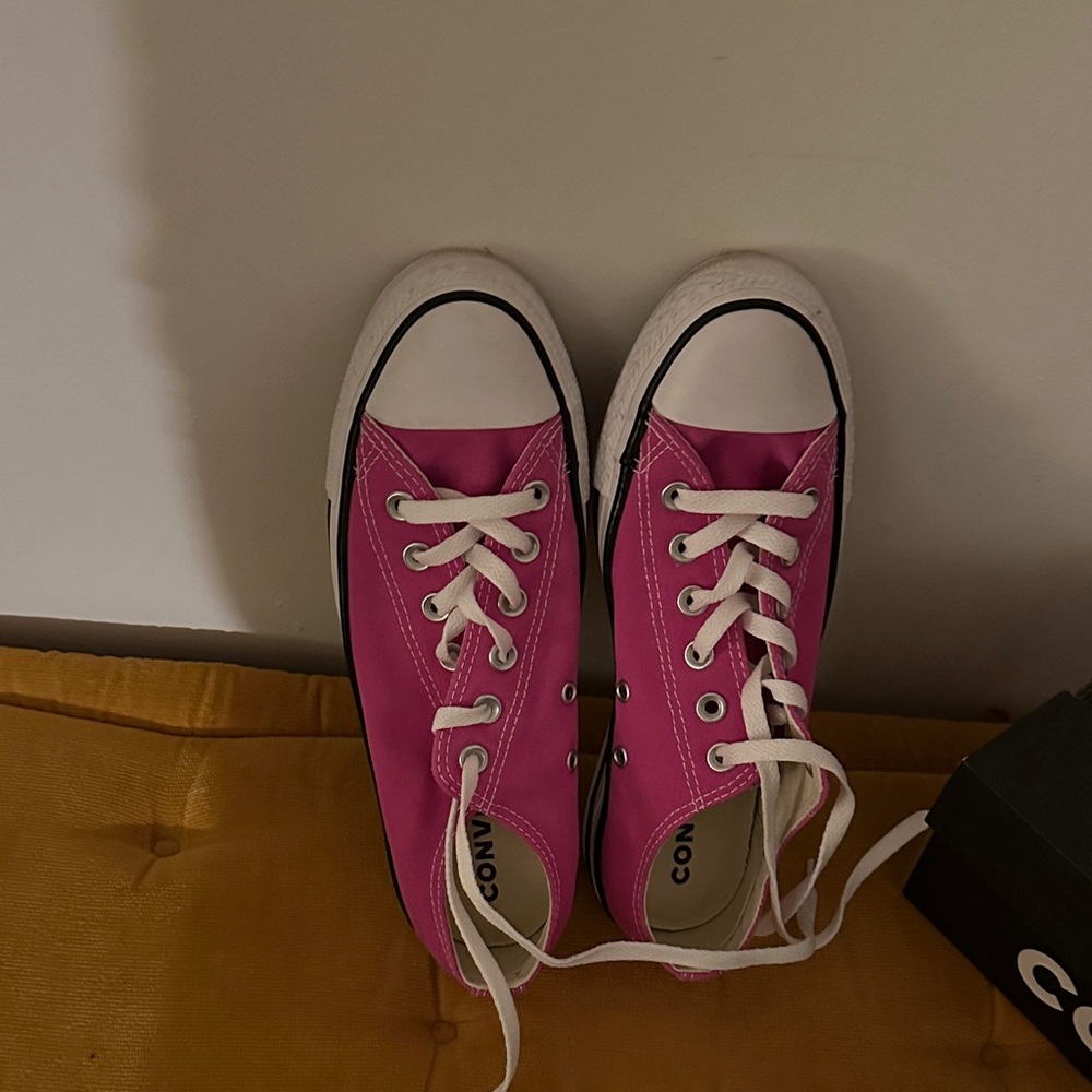 Converse Fuchsia High-Top Sneakers
